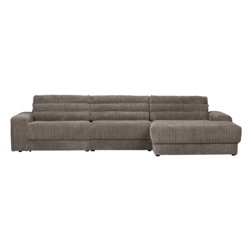 Date Chaiselong Højrevendt Ribcord - Terrazzo Grå Sofa