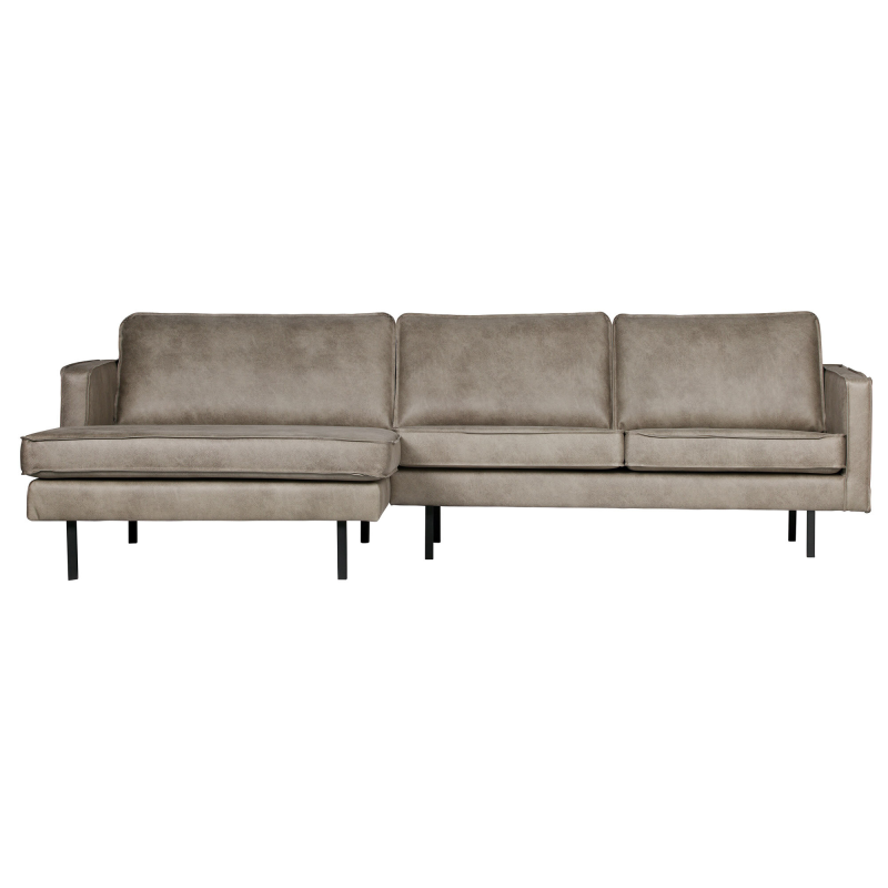 Rodeo Chaiselong Venstrevendt i Beige/Taupe - Elegant Komfort