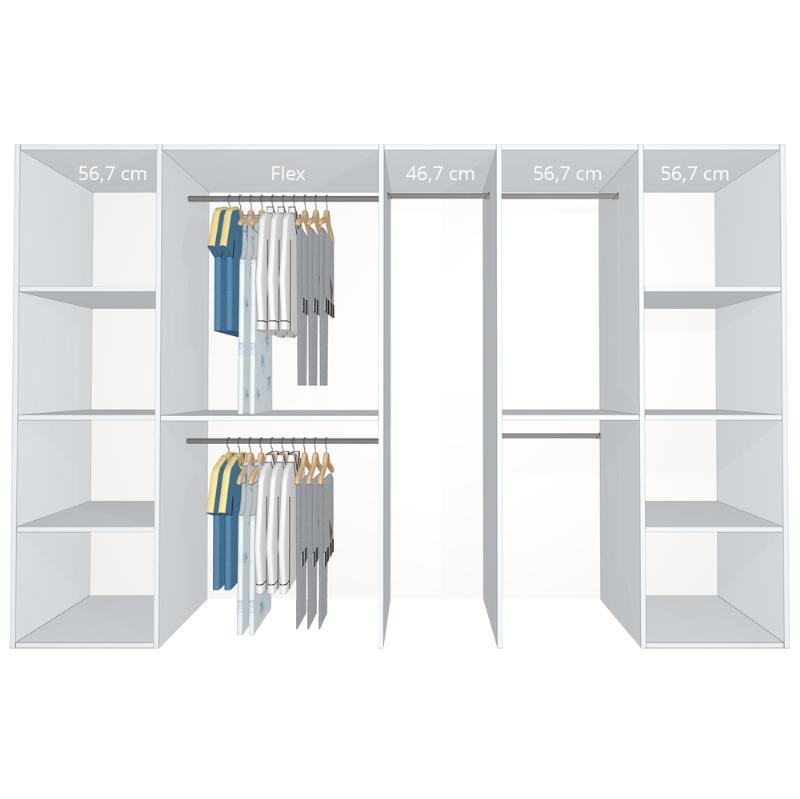 Unikt hvidt inventar 280-300 cm - Kitchn Model B