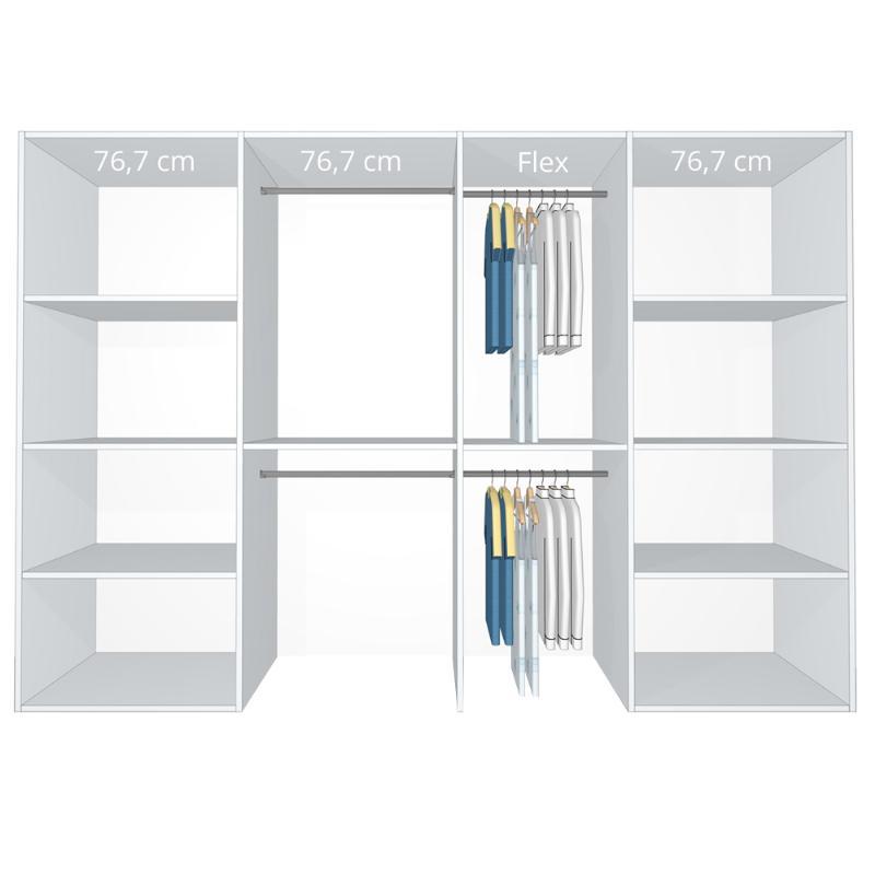 Unikt hvidt inventar 280-300 cm - Kitchn Model A