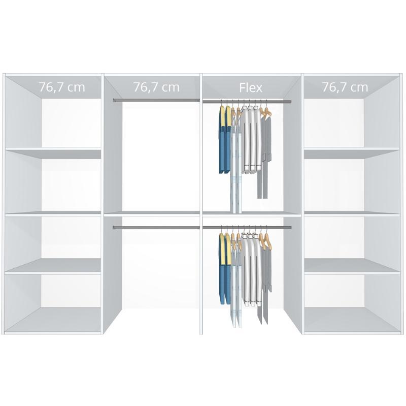 Unikt hvidt inventar 300-320 cm - Kitchn Model A