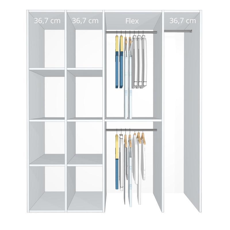 Unikt hvidt inventar 160-180 cm - Kitchn Model B