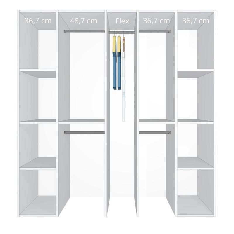 Unikt hvidt inventar 180-200 cm - Kitchn Model B
