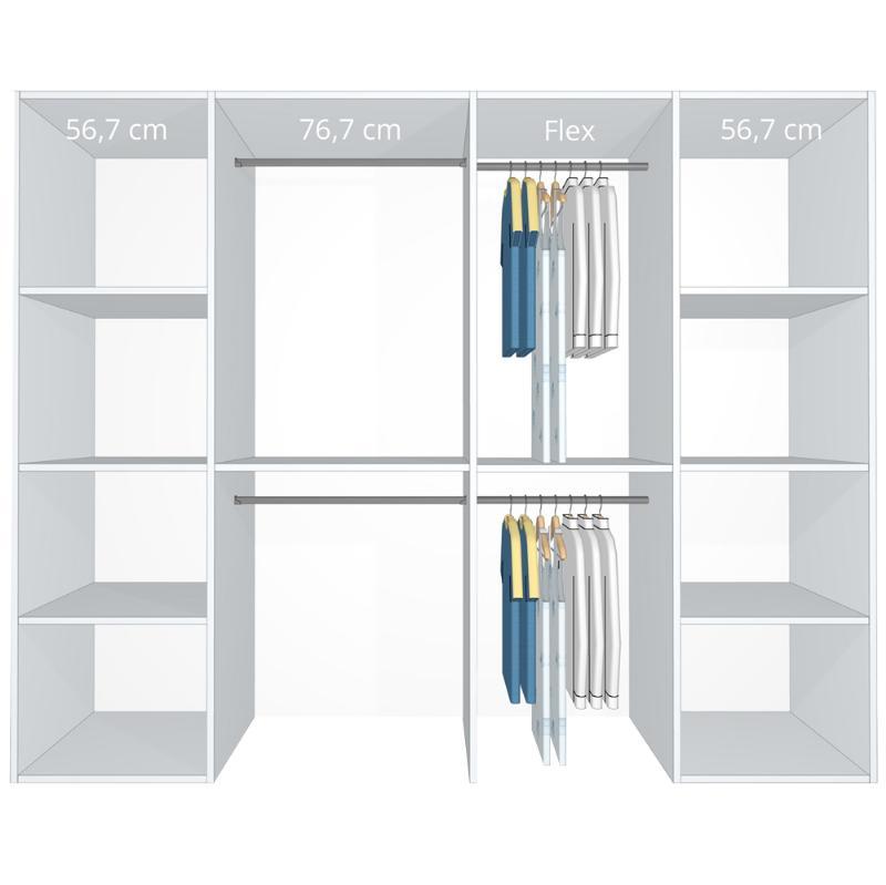 Unikt hvidt inventar 240-260 cm - Kitchn Model B