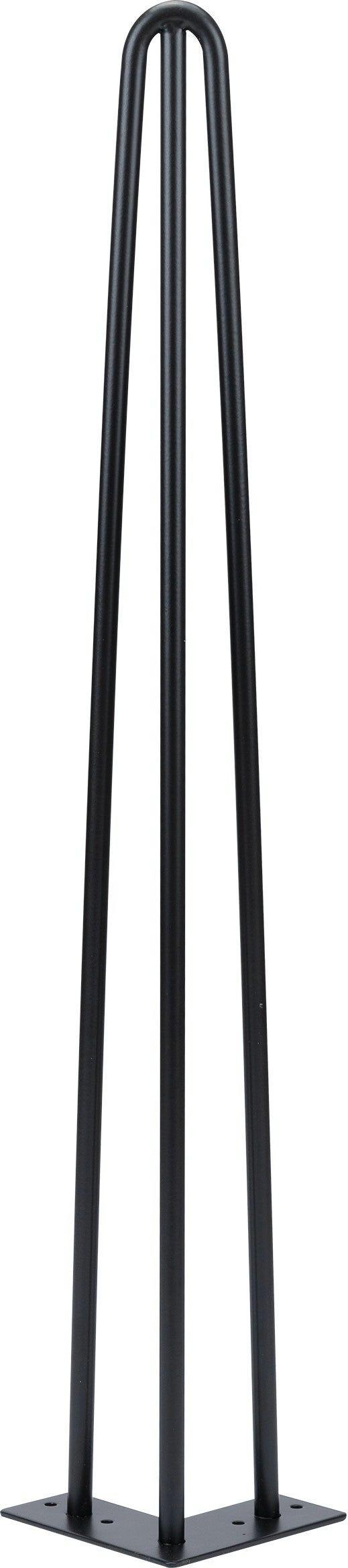 Elias Bordben i Sort - Sæt med 4 stk. H71,5 cm
