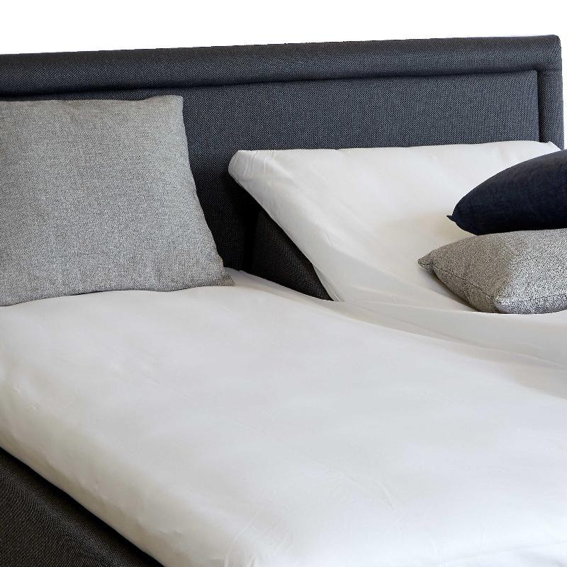 Unikka U-lagen til elevationsseng 210x210 cm - Hvid Bomuld