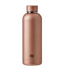 RAW Termoflaske TO GO - rosegold til varme og kolde drikke